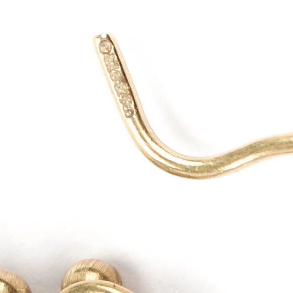 Me & Ro Gold Cluster Earrings - Picture 6 of 6